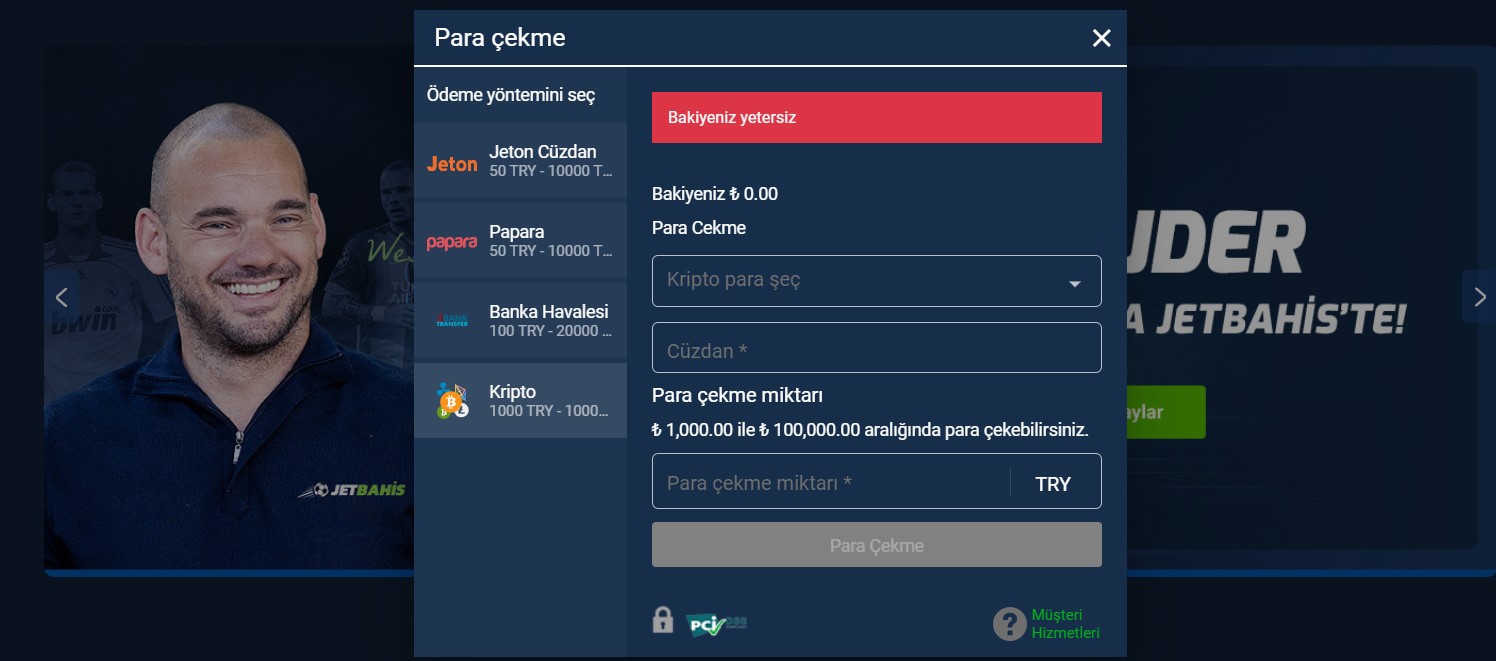 Jetbahis Bitcoin İle Para Çekme